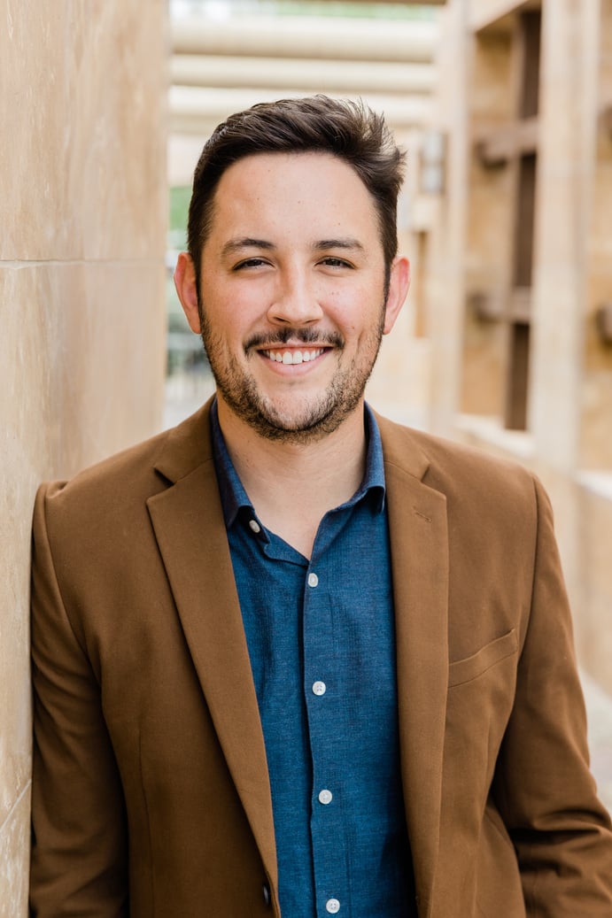 Man in Suede Business Jacket